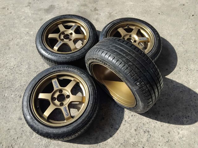 แม็ก te37 กว้าง 7 พร้อมยาง 195 50 15 รูปที่ 6