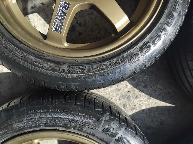 แม็ก te37 กว้าง 7 พร้อมยาง 195 50 15 รูปที่ 5