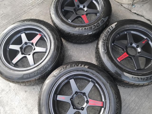 แม็ก te37 สีเทากันกว้าง 9.5 ทั้ง 4 วง รูปที่ 2