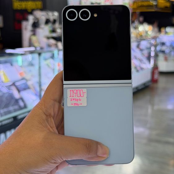 Samsung Z Flip6 256GB สีฟ้า เครื่องศูนย์ สภาพสวยมากๆ จอ6.7นิ้ว แรม12รอม256 Snap8 Gen3 กล้อง50ล้าน(2ตัว) ประกันศูนย์มี 🔥🔥 รูปที่ 2