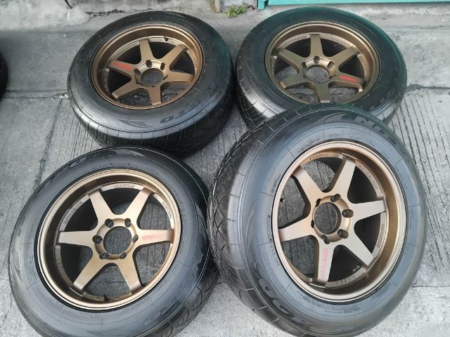 TE37 ขอบ 18 พร้อมยาง Nitto 265 60 18 ปลายปี 20 รูปที่ 2