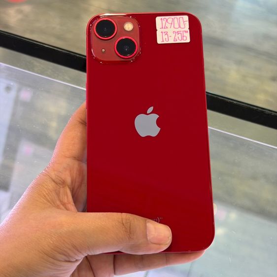 iPhone13 256GB สีแดง เครื่องศูนย์ โมเดลTH สภาพสวยมากๆ สุขภาพแบต99 ครบยกกล่อง🔥🔥 รูปที่ 3
