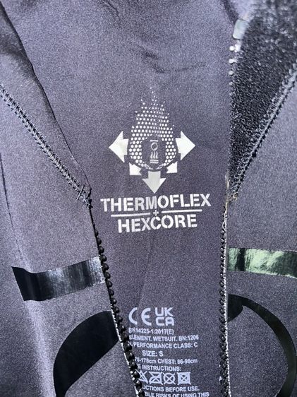 Fourth Element Proteus II 5mm wetsuit size S สีดำ รูปที่ 4