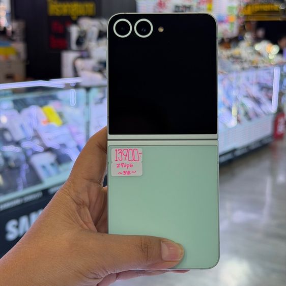 Samsung Z Flip6 512GB สีเขียว เครื่องศูนย์ สภาพสวยมากๆ จอ6.7นิ้ว แรม12รอม512 Snap8 Gen3 กล้อง50ล้าน(2ตัว)🔥🔥 รูปที่ 2