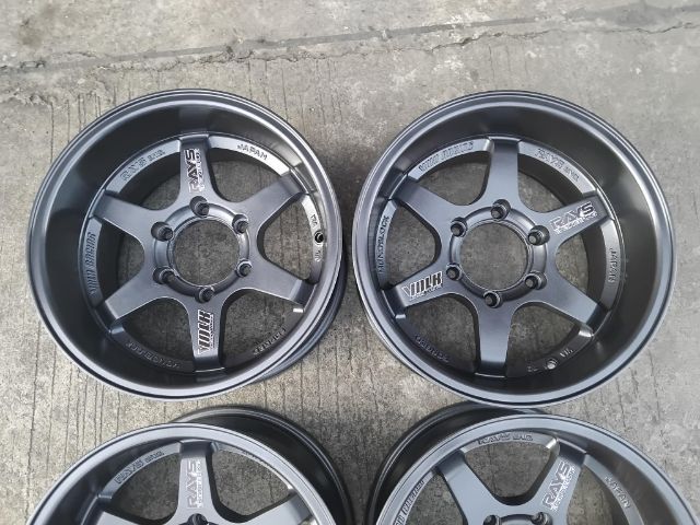 แม็ก te37 สีเทากันขอบ 16 กว้าง 9 นิ้ว รูปที่ 4