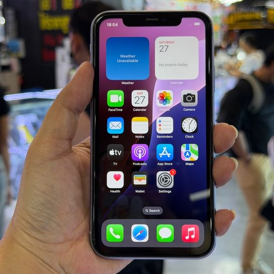 128 GB iPhone11 128GB สีม่วง เครื่องศูนย์ โมเดลTH สภาพสวยมากๆ 🔥🔥
