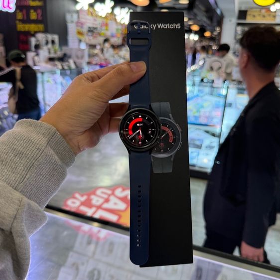 Galaxy Watch5 Pro GPS ขนาด45mm. สีดำ(Black Titanium) เครื่องศูนย์ สภาพสวย เครื่องใช้งานดีเยี่ยม ครบยกกล่อง🔥🔥