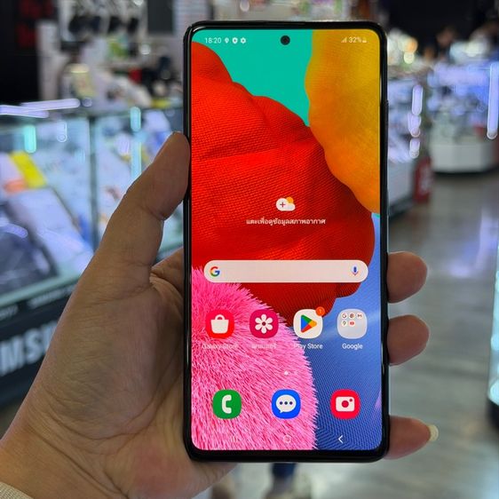 Samsung A51 แรม8GB สีดำ เครื่องศูนย์ สภาพสวยมาก จอ6.5นิ้ว แรม8รอม128 กล้องหลัง48ล้าน(4ตัว)🔥🔥