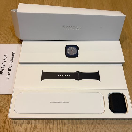ขาย Apple Watch Series 8 สีดำ มิดไนท์ 45mm GPS อลูมิเนียม ศูนย์ไทย เจ้าของขายเอง เครื่องสวย อุปกรณ์ครบกล่อง รูปที่ 5