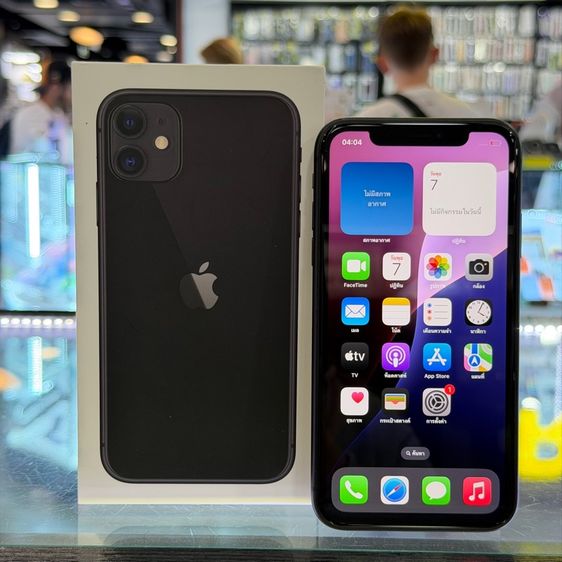 iPhone11 64GB สีดำ เครื่องศูนย์ โมเดลTH ครบยกกล่อง🔥🔥