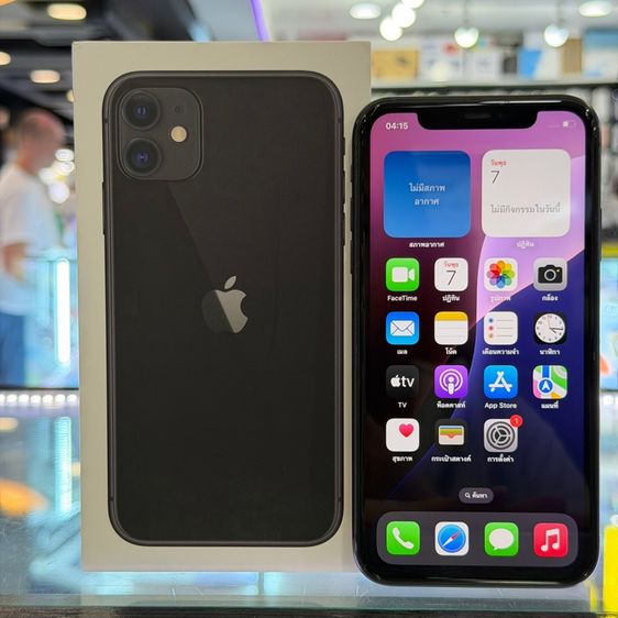 iPhone11 64GB สีดำ เครื่องศูนย์ โมเดลTH ครบยกกล่อง🔥🔥