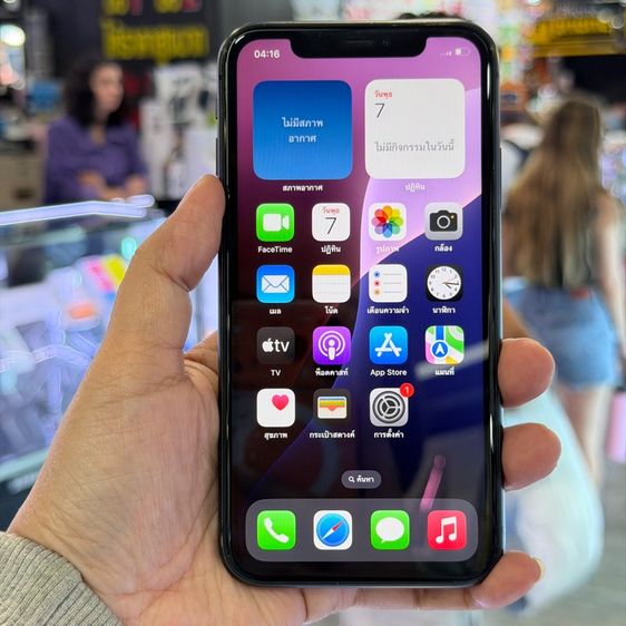 iPhone11 64GB สีดำ เครื่องศูนย์ โมเดลTH ครบยกกล่อง🔥🔥 รูปที่ 2
