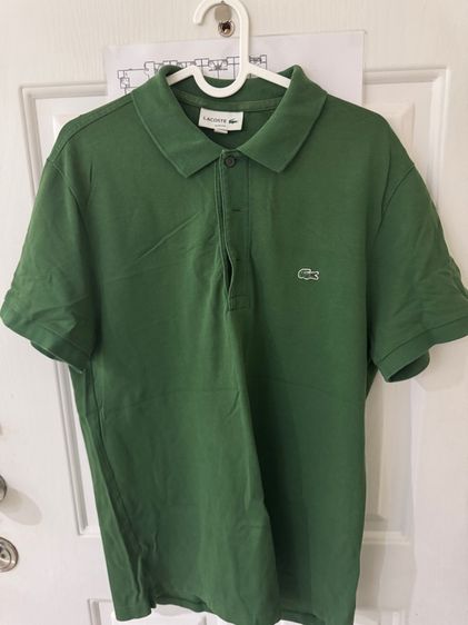 เสื้อโปโล Lacoste สีเขียว