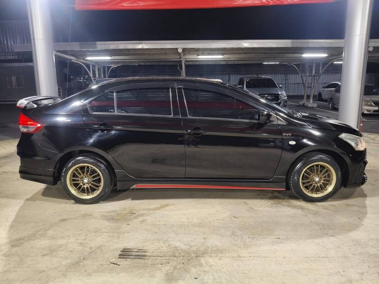 Suzuki Ciaz 2017 1.2 GL Sedan เบนซิน ไม่ติดแก๊ส เกียร์ธรรมดา ดำ รูปที่ 4