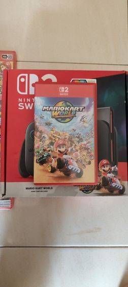 เกมส์นินเทนโด และอุปกรณ์ เชื่อมต่อไร้สายได้ Nintendo Switch 2 - Mario Kart World - Donkey Konng Bananza ประกันศูนย์ไทย 18เดือน
