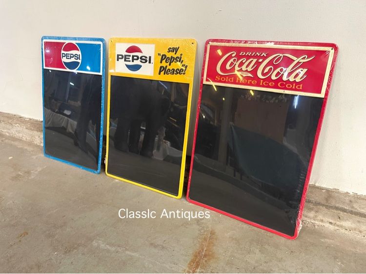 ป้าย สังกะสี โค้ก โคคาโคล่า เป๊บซี่ สะสม รูปที่ 3