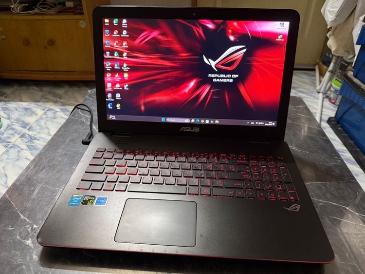 ขาย Note Book ASUS G551JK-CN250H I7-4710HQ Ram 8gb GTX 850M 4 GB GDDR3 256gb SSD SATA สภาพสวยๆ เลยครับผม รูปที่ 4