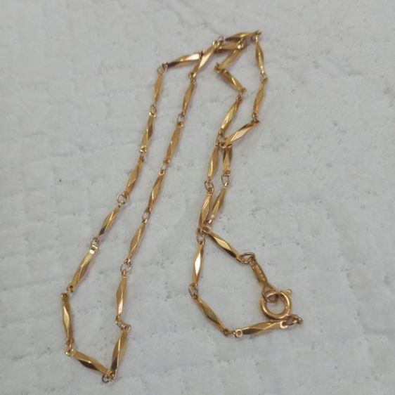 สร้อยคอสีทองเค ตอกK18GP (งานนอกค่ะ)