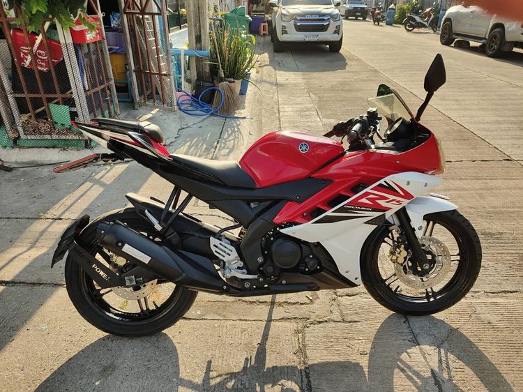 🛵ยังไงก็ขาย R15 ปี58(งดต่อ) เครื่องดี สีสวย สตาร์ทมือ เล่มชุดโอนครบ+เปลี่ยนถ่ายน้ำมันเครื่องฟรี ส่งฟรี30 ก.ม รูปที่ 3