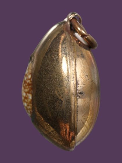 เบี้ยแก้หมง ตอกโค๊ต 18K หลวงพ่อนุ่ม วัดนางใน รูปที่ 3