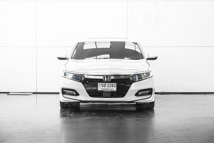 Honda Accord 2021 2.0 Hybrid Tech Sedan ไฮบริด ไม่ติดแก๊ส เกียร์อัตโนมัติ ขาว รูปที่ 3