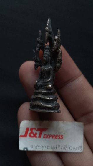 พระนาคปรกเนื้อเงินเก่ามากๆไม่ทราบที่ศิลปะงดงามมากๆน่าสะสมของเก่าหายาก รูปที่ 3