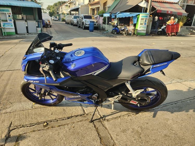 🛵ยังไงก็ขาย R15 ปี 61 เครื่องดี สีสวย สตาร์ทมือ เล่มชุดโอนครบ+เปลี่ยนถ่ายน้ำมันเครื่องฟรี ส่งฟรี30 ก.ม รูปที่ 2