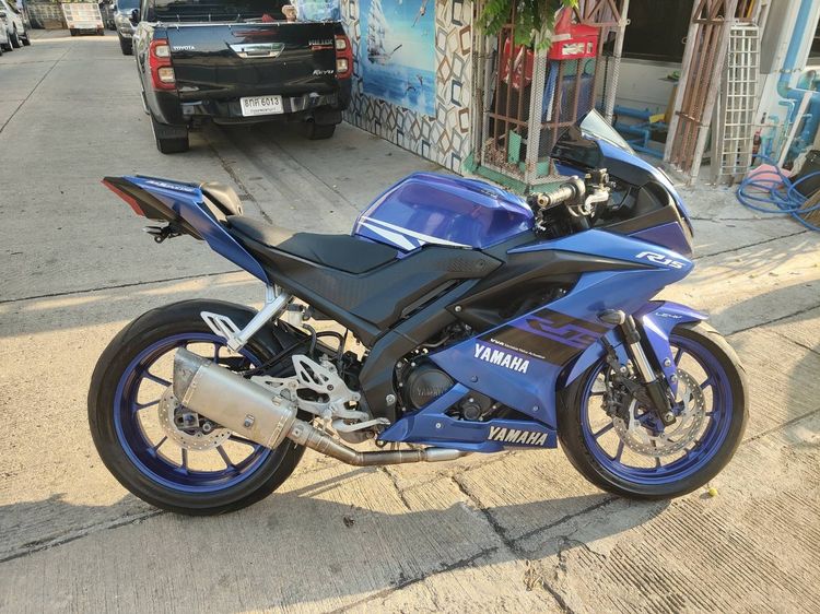 🛵ยังไงก็ขาย R15 ปี 61 เครื่องดี สีสวย สตาร์ทมือ เล่มชุดโอนครบ+เปลี่ยนถ่ายน้ำมันเครื่องฟรี ส่งฟรี30 ก.ม รูปที่ 3
