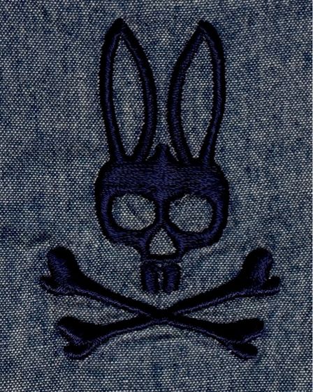 ⚠️โลโก้เด่น‼️เสื้อเชิ้ตยีนส์ Psycho Bunny ของแท้ แบรนด์ดัง ติดเทรน รูปที่ 3