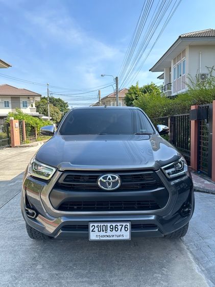 Toyota Hilux Revo 2021 Double Cab 2.4 Mid Prerunner Pickup ดีเซล ไม่ติดแก๊ส เกียร์อัตโนมัติ เทา รูปที่ 2