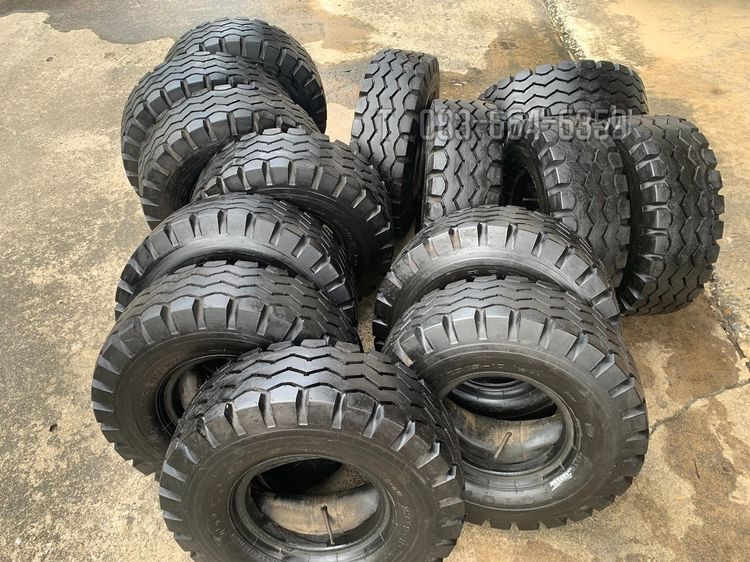 ยางรถยก forklift toyo tire ขนาด 23 x 9 - 10 ยางเก่าปี