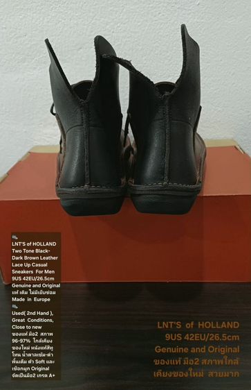 LNT'S of HOLLAND, Men's 42EU(26.5cm) Original ของแท้ มือ 2 สภาพใกล้เคียงของใหม่, รองเท้า Loints of Holland หนังแท้ พื้นเต็ม ไม่มีตำหนิใดๆ รูปที่ 12