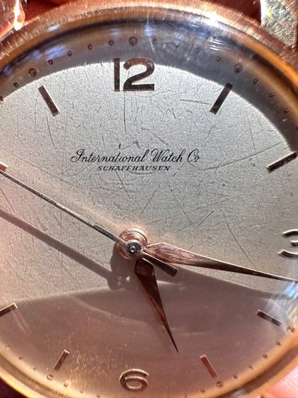 IWC Schaffhausen International Watch Co. ตัวเรือนทอง 18k รูปที่ 4