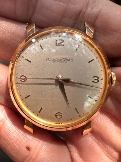 IWC Schaffhausen International Watch Co. ตัวเรือนทอง 18k รูปที่ 3