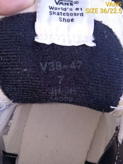 รองเท้า vans size 36 รูปที่ 4