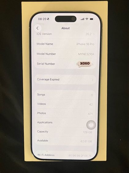 Iphone 16 Pro 128g สีขาว รูปที่ 6