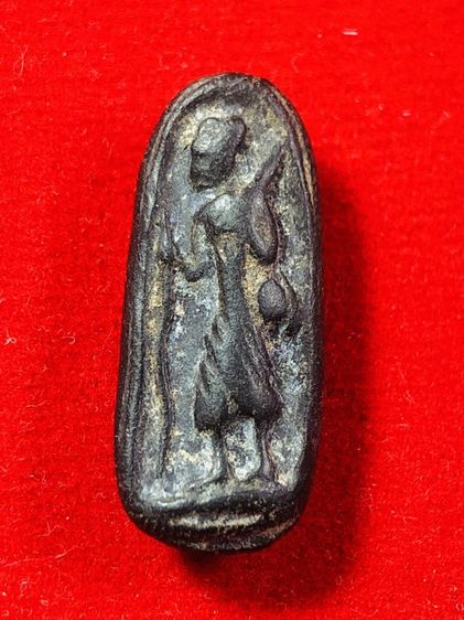 พระสีวลีองค์​จ้อย​ พิมพ์​ไม่มี​ยาม​ เนื้อ​ดำ​ หลวงพ่อ​กวย​ วัด​โฆสิตา​ราม​