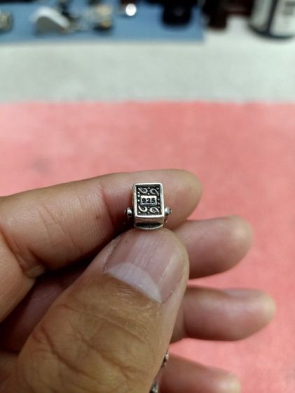 สร้อยข้อมือเงินแท้ประดับมุก รูปที่ 14