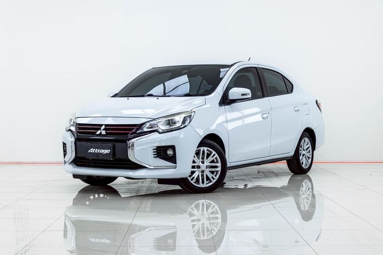 รถ Mitsubishi Attrage 1.2 GLS สี ขาว