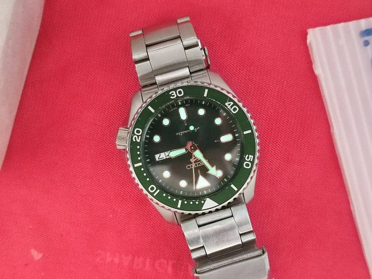 SEIKO NEW 5 SPORT  รุ่น SRPD61K1 น้องHluk เขียวเหนี่ยวทรัพย์ รูปที่ 11