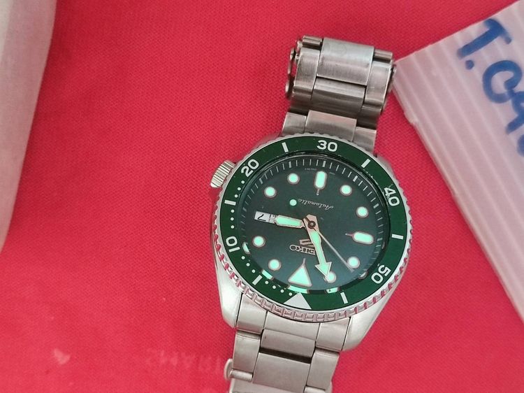 SEIKO NEW 5 SPORT  รุ่น SRPD61K1 น้องHluk เขียวเหนี่ยวทรัพย์ รูปที่ 9