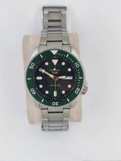 SEIKO NEW 5 SPORT  รุ่น SRPD61K1 น้องHluk เขียวเหนี่ยวทรัพย์