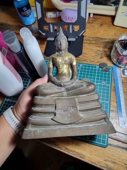 พระบูชาหลวงพ่อโสธรปี 09 ขนาดหน้าตัก 5 นิ้ว สวยดินไทยเดิมๆ รูปที่ 12