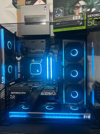 คอมประกอบจบทุกเกมส์ Ryzen7 9800X3D, RTX5070, DDR5 Titanium 32GB,SSD 2TB รูปที่ 2