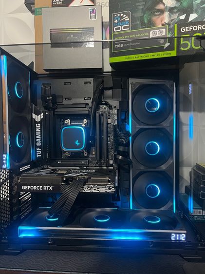 คอมประกอบจบทุกเกมส์ Ryzen7 9800X3D, RTX5070, DDR5 Titanium 32GB,SSD 2TB รูปที่ 3