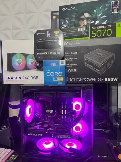 คอม MiNi ประกอบสเปคแรงๆ i5-13500 , RTX5070, DDR5 Platinum 32GB , SSD 1TB