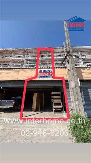 อาคารพาณิชย์ 4 ชั้น 35.9 ตร.ว. อาคารพาณิชย์ ใกล้ตลาดมารวย เยื้องธนาคารไทยพาณิชย์สาขานิมิตรใหม่ ติดถนนนิมิตใหม่ ลำลูกกา ปทุมธานี