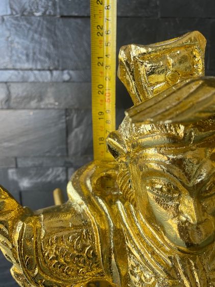 อากงเห้งเจีย ไต้เสี่ยฮุกโจ้ว เนื้อไม้เก่าปิดทอง รูปที่ 5