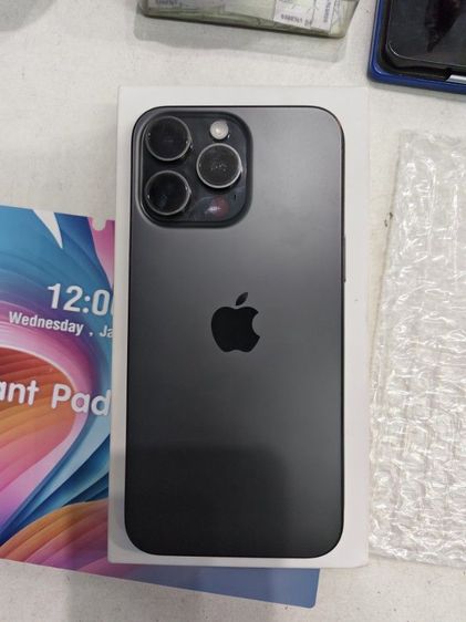 ip15 pro max 512gb เครื่องศูนย์ไทยสวยมากไม่เคยช่อมไม่ติดไอคาวกล่องครบ
