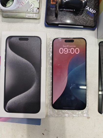 ip15 pro max 512gb เครื่องศูนย์ไทยสวยมากไม่เคยช่อมไม่ติดไอคาวกล่องครบ รูปที่ 2